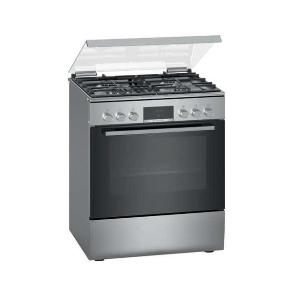Bosch Series | 4, Stainless Steel Gas Range Cooker 4 Burner with Electric Oven-HXR39AI50