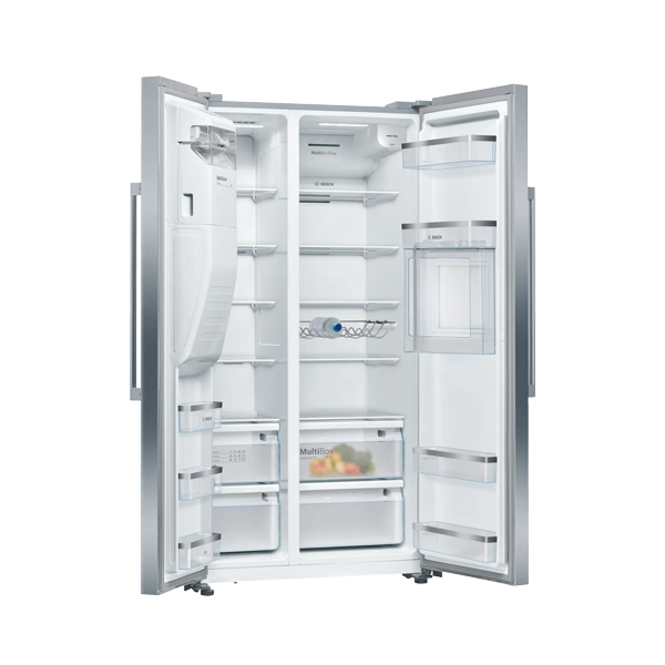 Bosch Serie | 6, NoFrost American Side by Side Double Door Refrigerator-KAG93AI304 - Image 2