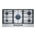 Bosch Series | 6, Stainless Steel Integrated 5 Burner Gas Hob-PCR9A5B90M