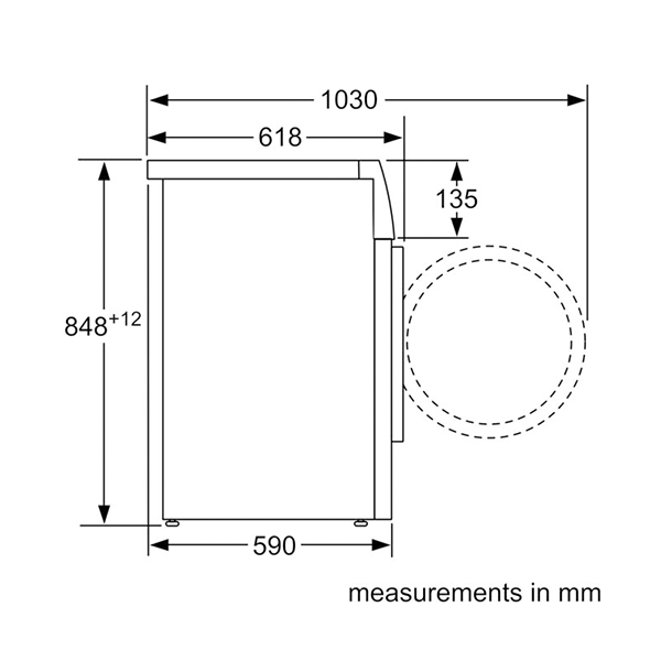 Bosch Serie | 2, Front Loader 7 Kg Washing Machine-WAJ20170GC - Image 7