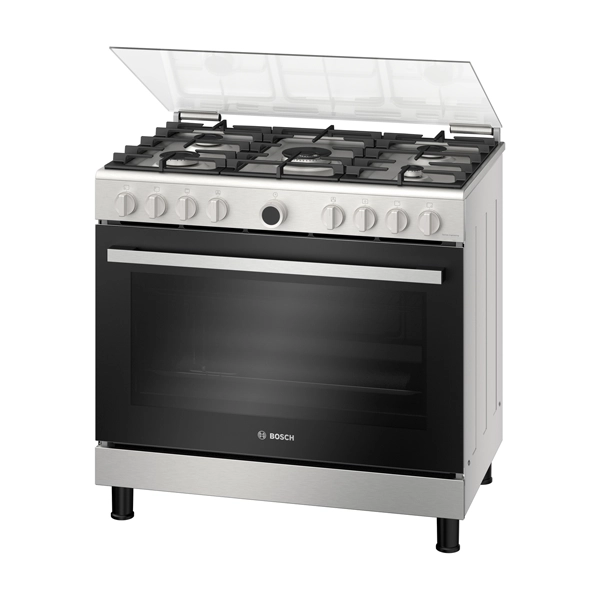 Bosch Series | 2, Stainless Steel Gas Range Cooker 5 Burner-HGV1D0V50M
