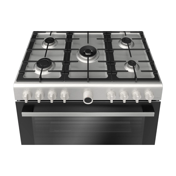 Bosch Series | 2, Stainless Steel Gas Range Cooker 5 Burner-HGV1D0V50M - Image 2