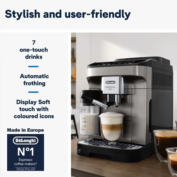 DeLonghi Magnifica Evo ECAM290.81.TB Fully-Automatic Coffee Machine - Image 4